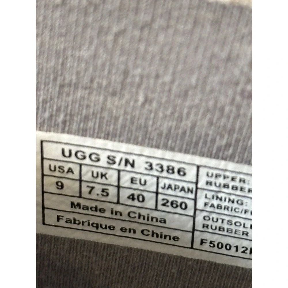 Ugg Australia Women's Wilshire Waterproof Mid Calf /tall Rain Boots‎ Size 9
